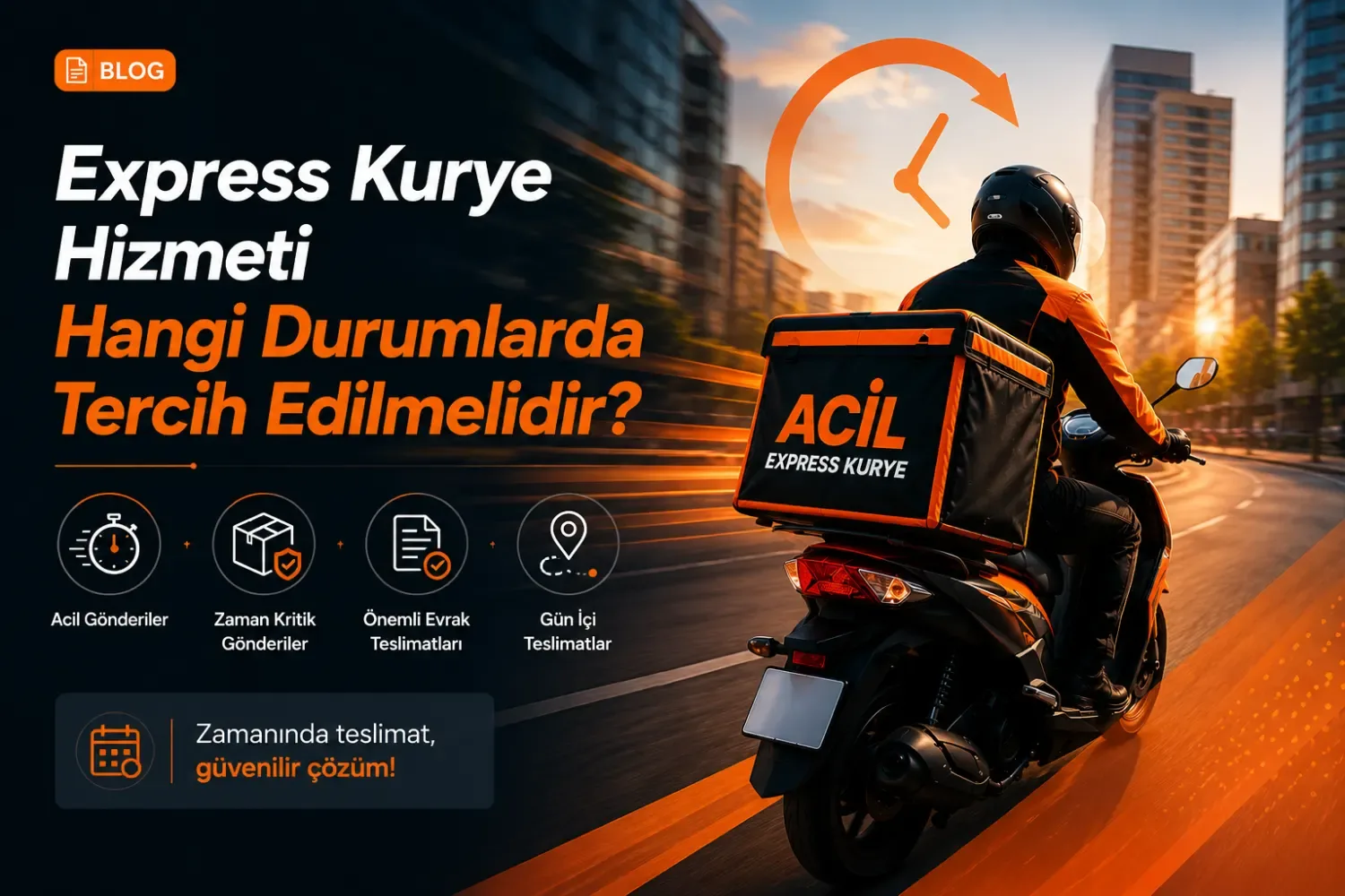 Express Kurye Hizmeti Hangi Durumlarda Tercih Edilmelidir?
